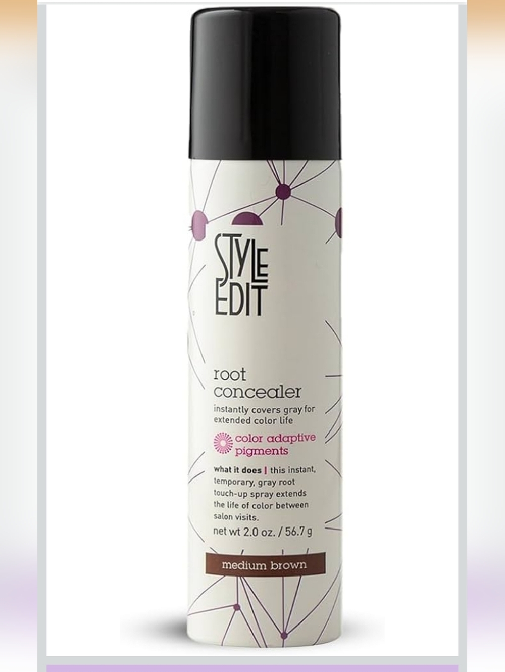 Color Street Root Concealer Spray — Medium Brown